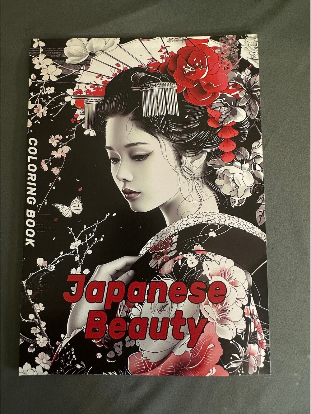 Japanese Beauty Coloring Book